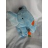 Steiff - Plüschtier - Spieltier - Elefant Karüssel - blautöne und orange - ca. 22 cm hoch sitzend und ca. 15 cm lang