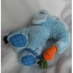 Steiff - Plüschtier - Spieltier - Elefant Karüssel - blautöne und orange - ca. 22 cm hoch sitzend und ca. 15 cm lang