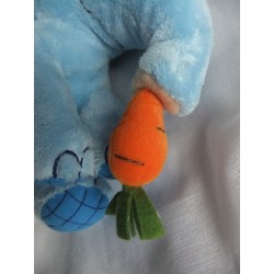 Steiff - Plüschtier - Spieltier - Elefant Karüssel - blautöne und orange - ca. 22 cm hoch sitzend und ca. 15 cm lang