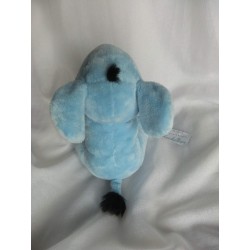 Steiff - Plüschtier - Spieltier - Elefant Karüssel - blautöne und orange - ca. 22 cm hoch sitzend und ca. 15 cm lang