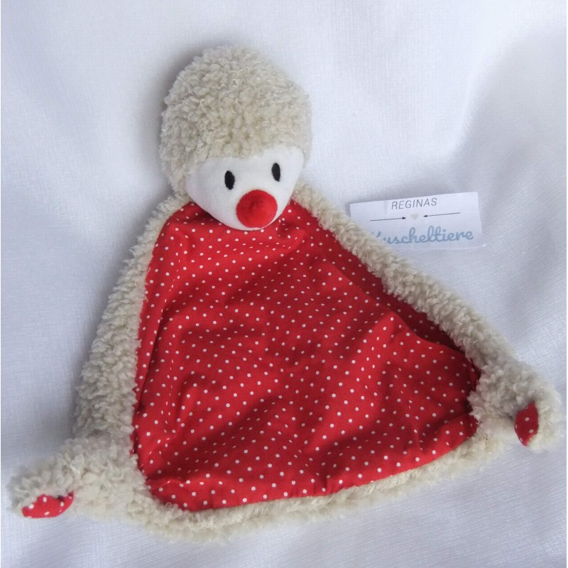Steiner Plüsch GmbH - Schmusetuch - Igel Carl - rot und hellbraun - ca. 25 cm lang