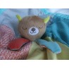 Baby Skip Hop - Schmusetuch - Bär mit Knister- und Quietschgeräusch - bunt - ca. 37 cm x 37 cm groß