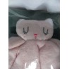 Schmusetuch - Katze - rosa