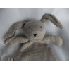 Small Stuff - Schmusetuch - Kaninchen mit Schnullerhalterring - Merinowolle - natur - ca. 30 cm lang