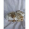 Teddy Hermann - Plüschtier -Hase - ca. 18 cm hoch und ca. 25 cm lang