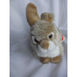 Teddy Hermann - Plüschtier -Hase - ca. 18 cm hoch und ca. 25 cm lang
