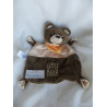 Beauty Baby - Schmusetuch Bär mit Rasselgeräusch - braun und beige - ca. 25 cm lang