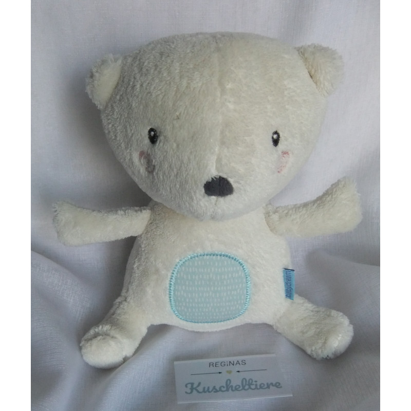 Babydream - Plüschtier- Spieltier - Eisbär Bär - weiß und hellblau - ca. 22 cm groß - Schlenker
