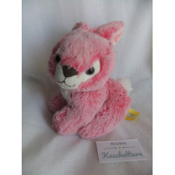 Bob der Bär - Spieltier - Plüschtier - Hase - pink und weiß - ca. 15 cm lang und 15 cm hoch