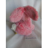 Bob der Bär - Spieltier - Plüschtier - Hase - pink und weiß - ca. 15 cm lang und 15 cm hoch