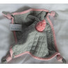 Sigikid - Schmusetuch - Urban Baby Edition - Hase mit Halstuch - rosa und grau - ca. 33 cm lang
