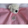 Sternaler - Schmusetuch - Eisbär Ella mit Rasselgeräusch - creme und rosa - ca. 33 cm lang