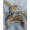 Sigikid - Schmusetuch - Hase Semmel Bunny mit Halstuch - braun und bunt gestreift - ca. 27 cm lang
