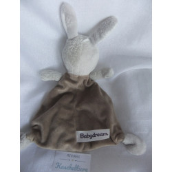Babydream - Schmusetuch - Hase - braun und grau - ca. 25 cm lang
