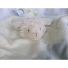 Pediatril- Schmusetuch - Schaf - weiß und hellblau - ca. 20 cm x 20 cm groß