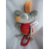 Esprit - Plüschtier Rassel Spieltier - Maus mit Beißring - ca. 17 cm groß - Schlenker