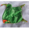 Sigikid - Schmusetuch - Frosch - Froschkönig - grün und orange - ca. 27 cm x 27 cm groß