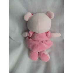 Pommette - Plüschtier - Bär mit Kleidchen - rosa - 23 cm groß Schlenker