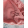 Baby Club - Schmusetuch - Hase rosa mit kleiner aufgestickter Blumendolde - ca. 28 cm lang