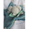 Beauty Baby - Müller - Schmusetuch deluxe - Elefant mit Rasselgeräusch - grünblau und grau - ca. 30 cm lang