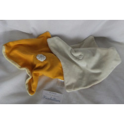 Babylove - zwei Schmusetücher - Giraffe gelb/braun und Zebra braun/beige