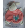 Babydream - Schmusetuch - Kuh rosa mit niedlicher Herzapplikation  - ca. 23 cm lang