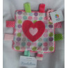 Ernstings Family Topomini - buntes Schmusetuch/Knistertuch mit Ring für Kinderwagen - ca. 16 cm x 16 cm groß