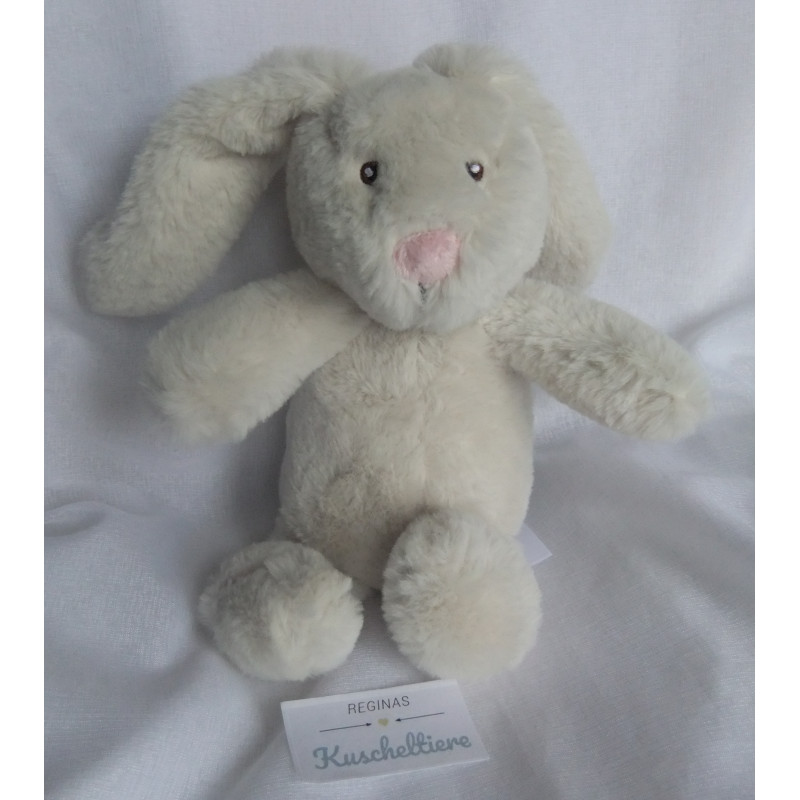 Minifeet - Plüschtier - Hase - Recycel-Hase - grauweiß - ca. 30 cm groß - Schlenker