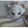 Aldi - Disney - Schmusetuch - Aristocats Kätzchen Marie beige und braun - mit Schriftzug - ca. 40 cm lang