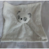 Primark - Early Days - Schmusetuch - Panda mit Rasselgeräusch - weiß und grau - ca. 30 cm x 30 cm groß