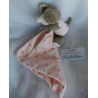 Kik Ergee - Schmusetuch - Maus graubraun, rosa mit Schnuffeltuch in rosa mit Punkten