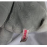 Nici - Plüschtier - Nilpferd Bud Belly grau mit pinkem Herz auf dem Bäuchlein - ca. 33 cm groß - Schlenker