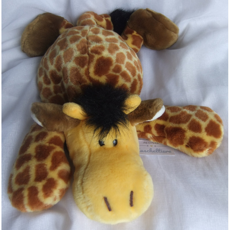 Nici - Plüschtier - Wild Friends - Giraffe - Brauntöne und gelb - ca. 50 cm groß - liegend