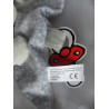 Simba Toys - Schmusetuch Häschen mit Stickerei und Schnullerhalter - weiß und grau - ca. 25 cm x 25 cm