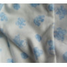 Polo Ralph Laureen - Schmusetuch - Bär Bear Lovey - weiß mit blauen Motiven - ca. 25 cm lang