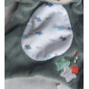 Douglas Baby - Schmusetuch - Lil'Teether - Otter mit Beißring -  grau/weiß mit kleinen Motiven - ca.