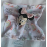 Primark - Disney - Schmusetuch - Minnie Mouse - weiß/rosa mit Minnie Mouse Motiven - ca. 29 cm x 29 cm groß