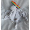 Pummeleinhorn - Schmusetuch - Babypummel Einhorn - weiß - ca. 30 cm x 30 cm groß