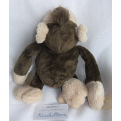 Nici - Plüschtier - Wild Friends - Affe mit Saugnäpfe in den Händchen - dunkelbraun - ca. 23 cm groß - Schlenker