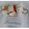 Nici - Schlüsselanhänger - Love Cat mit Halsband - beige und braun - ca. 10 cm  groß - Schlenker