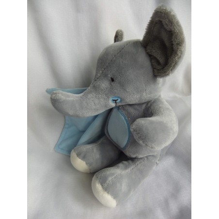Dodo D'AMOUR Schüttel-Plüschtier Elefant – Beige, 13x10 Cm | Weiches Kuscheltier Für Babys Ab 0 Monaten | Waschbar Bei 30°C