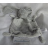 Nicotoy - Schmusetuch - Hase grau/weiß mit aufgestickten Sternchen - ca. 24 cm lang