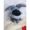 Woezel en Pip - Schmusetuch - Hund blau mit Schnuffeltuch creme, roter Tulpenappliaktion - ca. 37 cm lang