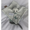 Nattou - Schmusetuch - Panda LouLou - weiß/grau mit hellblauem Halstuch - ca. 28 cm x 28 cm groß