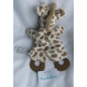 Besttoy - Schmusetuch - Giraffe braun/beige mit zwei Beißelementen und Knisterfolie - ca. 25 cm lang