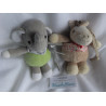 Sterntaler - Spieluhren Mini - Elefant Elias mit Halstuch und Pony Paula mit Halstuch und Kleidchen