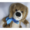 Steiff - Plüschtier - Hund braun/beige mit blauer Schleife - ca. 20 cm groß - sitzend