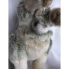 Leosco / Uni Toys - Plüschtier - Känguru mit Baby - ca. 35 cm - stehend