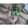 Toi Toys - Schmusetuch - Schildkröte braun/grün - ca. 30 cm x 30 cm groß