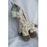 Ernstings Family - Plüschtier - Giraffe braun/beige/rosa mit Plüschmähne und Plüschhufe - ca. 27 cm groß
